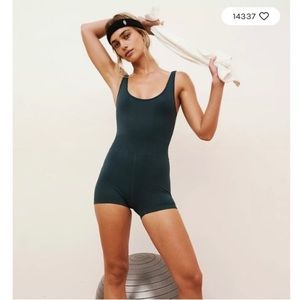 Free People Good Karma runsie Color Rain Forest Xs/S